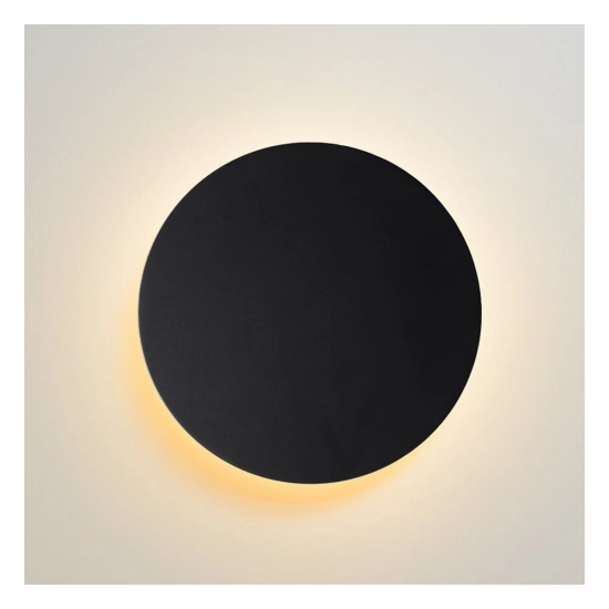 Kinkiet EKLYPS Ø 15 cm LED 1x6W 3000K czarny 46201/06/30 Lucide - zdjęcie dodatkowe 3